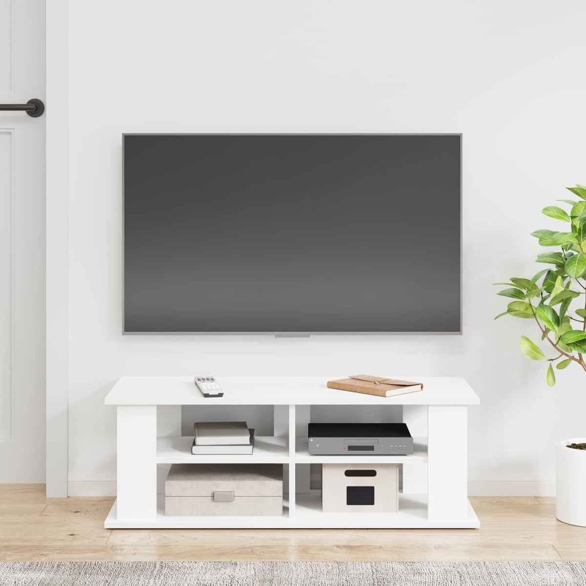 Stojan Na Tv Bílá 96 X 35 X 33,5 Cm