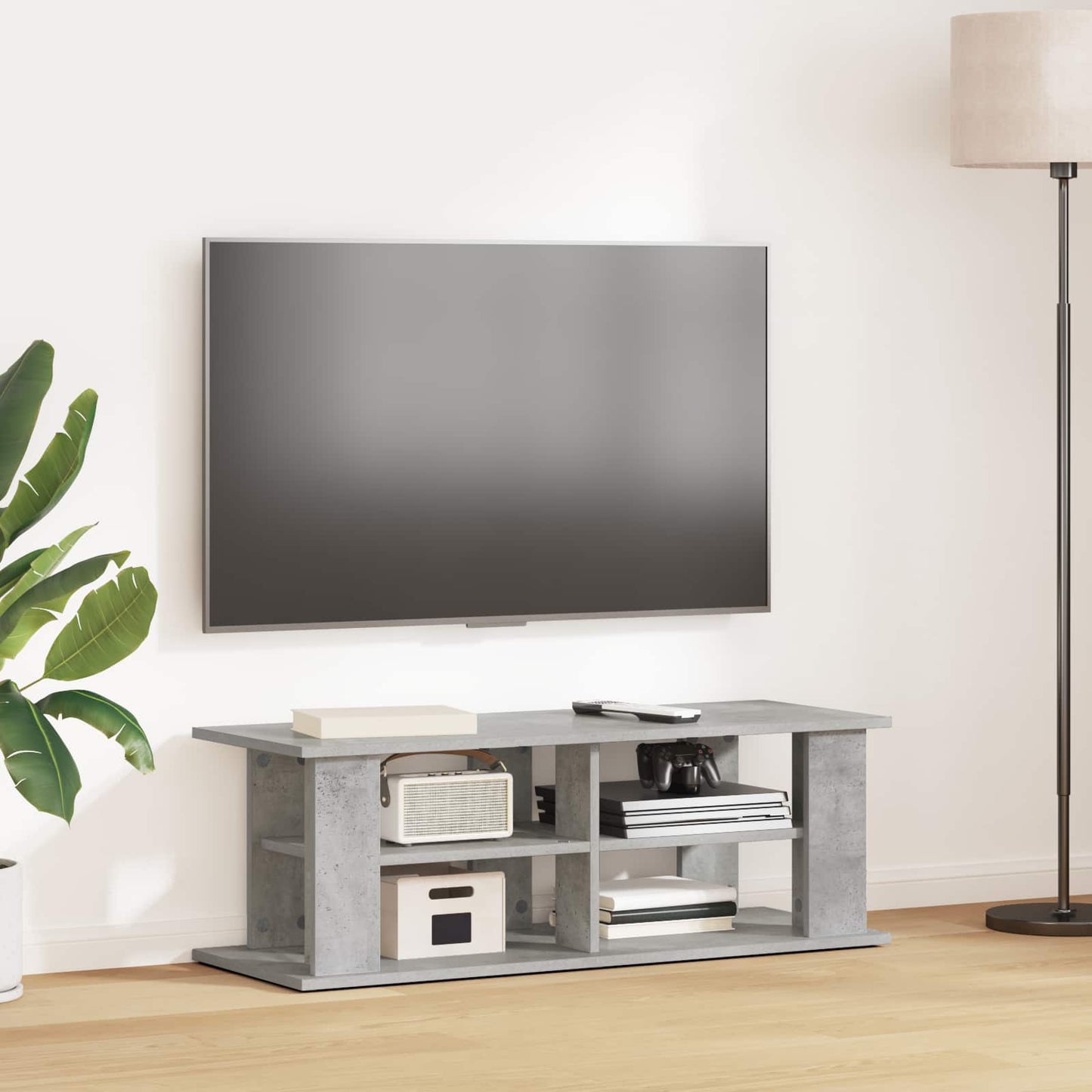 Stojan Na Tv Betonově Šedá 96 X 35 X 33,5 Cm