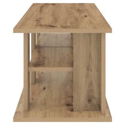 Stojan Na Tv 96 X 35 X 33,5 Cm Artisanový Dub Dřevěný Materiál