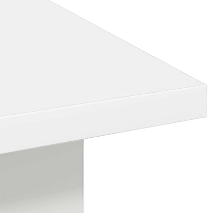 Konferenční Stolek Bílá 77 X 55 X 42 Cm Kompozitní Dřevo