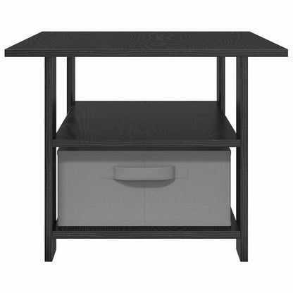 Konferenční Stolek Černý Dub 77 X 55 X 42 Cm Kompozitní Dřevo