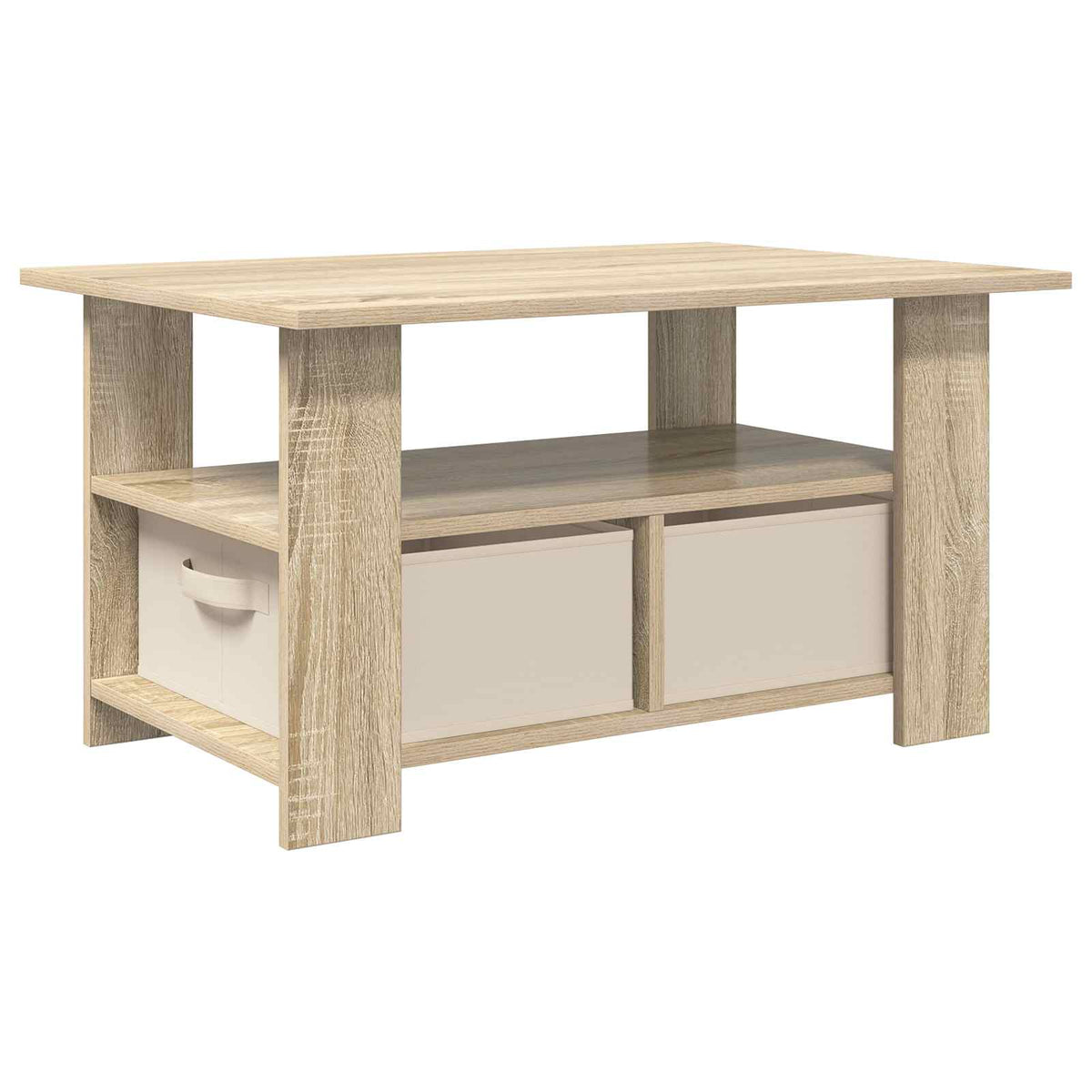 Konferenční Stolek Sonoma Dub 77 X 55 X 42 Cm Kompozitní Dřevo