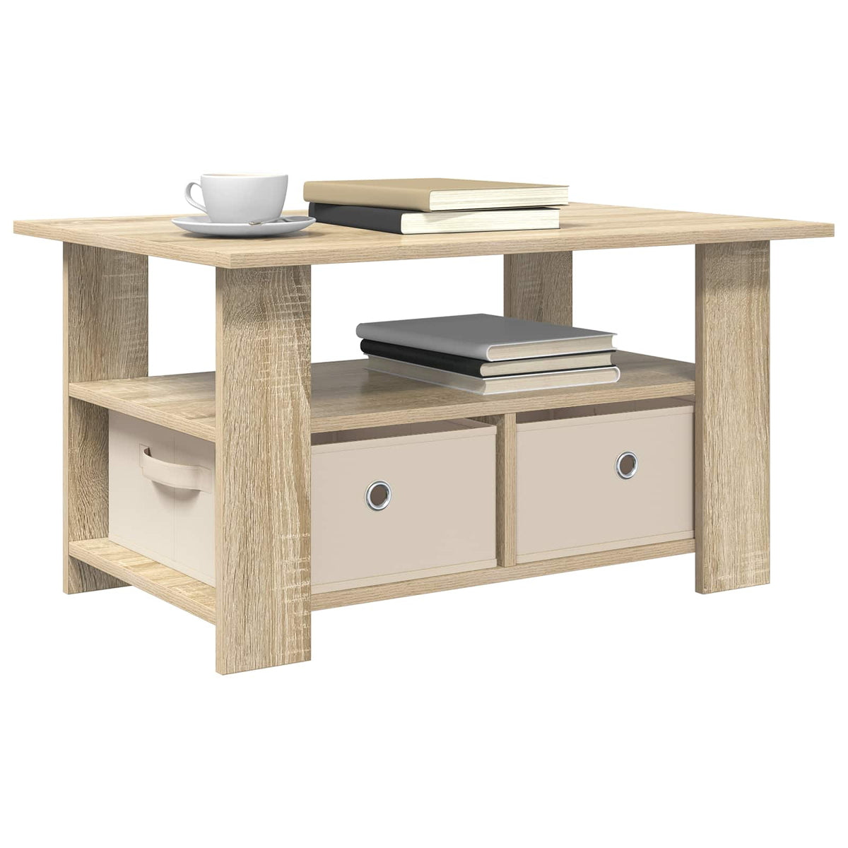 Konferenční Stolek Sonoma Dub 77 X 55 X 42 Cm Kompozitní Dřevo