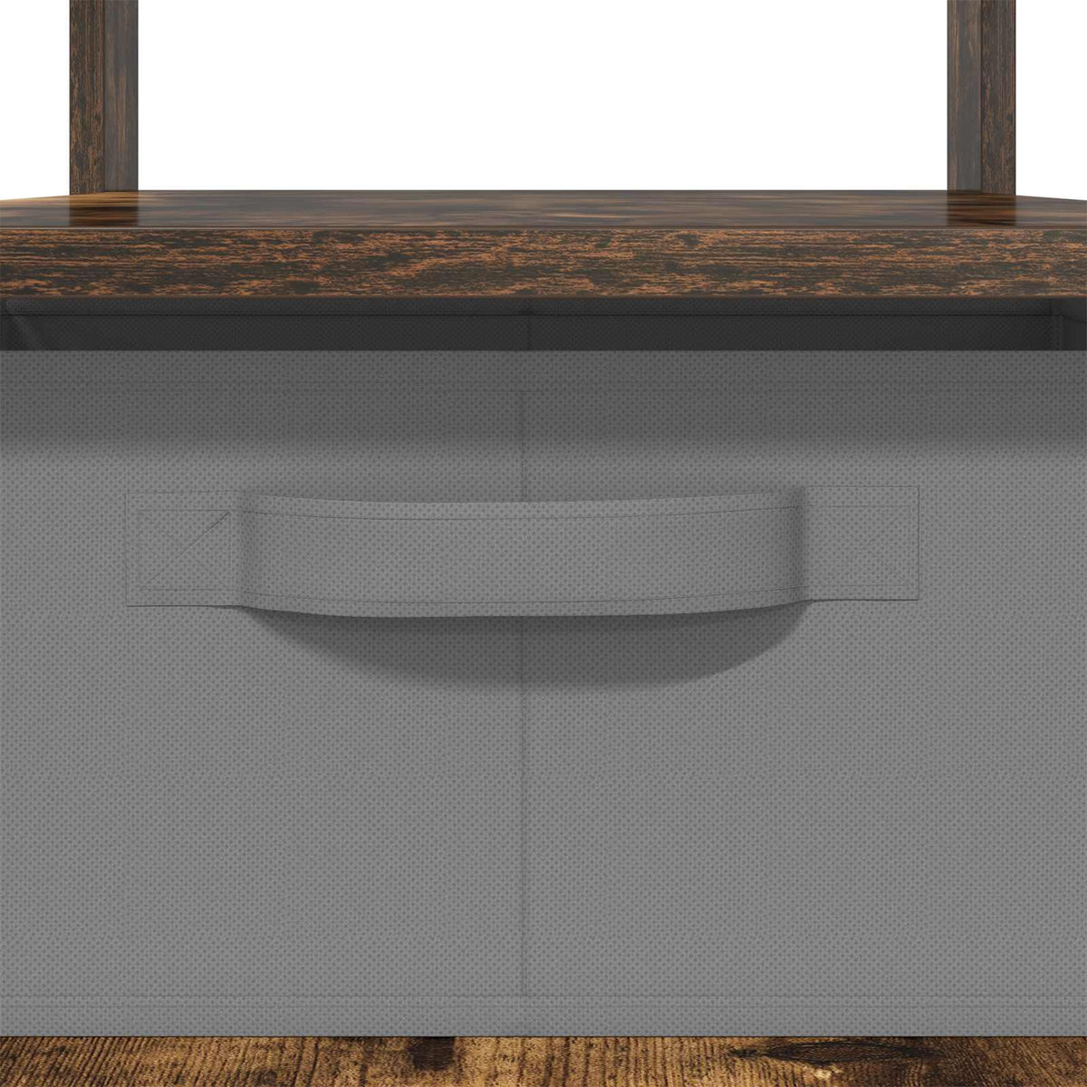 Konferenční Stolek Kouřový Dub 77 X 55 X 42 Cm Kompozitní Dřevo