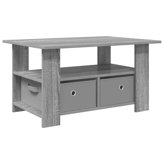Konferenční Stolek Šedá Sonoma 77 X 55 X 42 Cm Kompozitní Dřevo