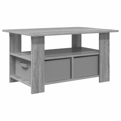 Konferenční Stolek Šedá Sonoma 77 X 55 X 42 Cm Kompozitní Dřevo