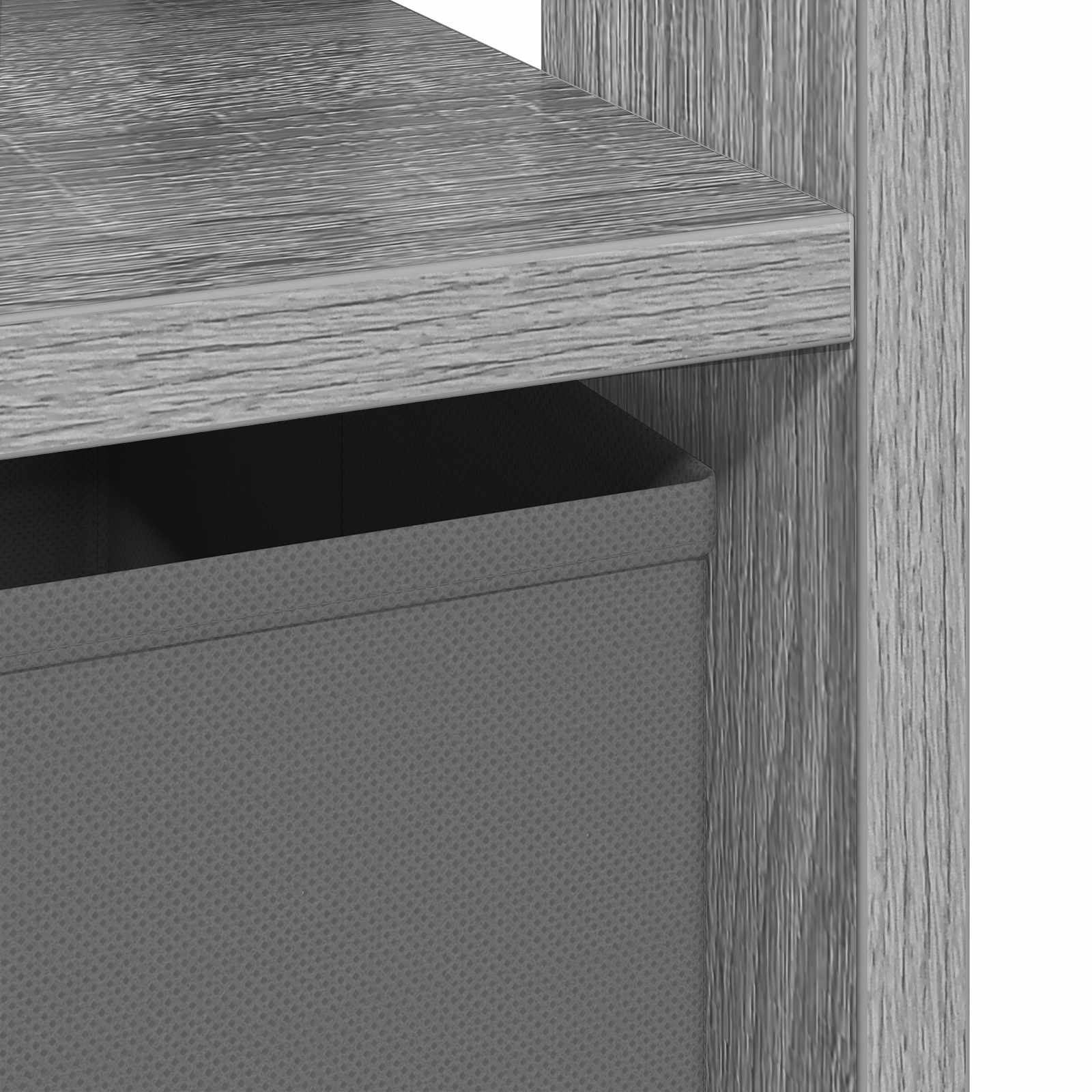 Noční Stolek 2 Ks Šedá Sonoma 41 X 40 X 45 Cm Kompozitní Dřevo