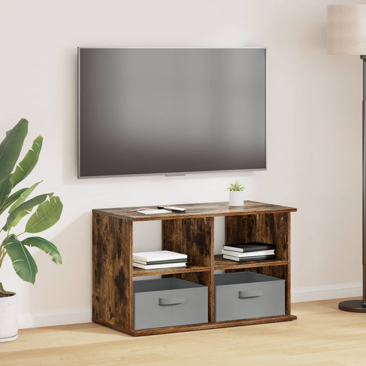 Stojan Na Tv Se Zásuvkou Kouřový Dub 79 X 40 X 48 Cm