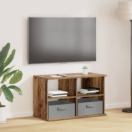 Stojan Na Tv Se Zásuvkou Staré Dřevo 79 X 40 X 48 Cm