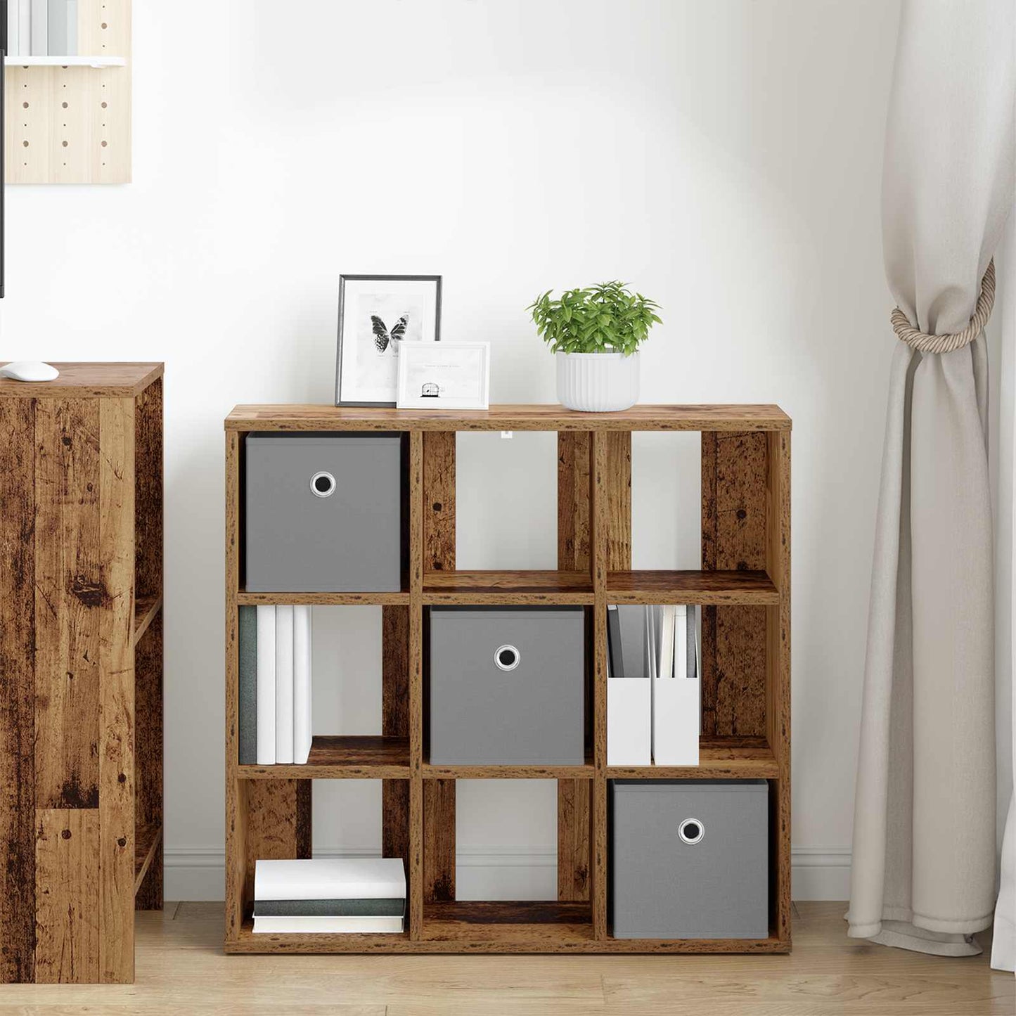 Servírovací Skříň Se Zásuvkou Staré Dřevo 73,5 X 24 X 69,5 Cm