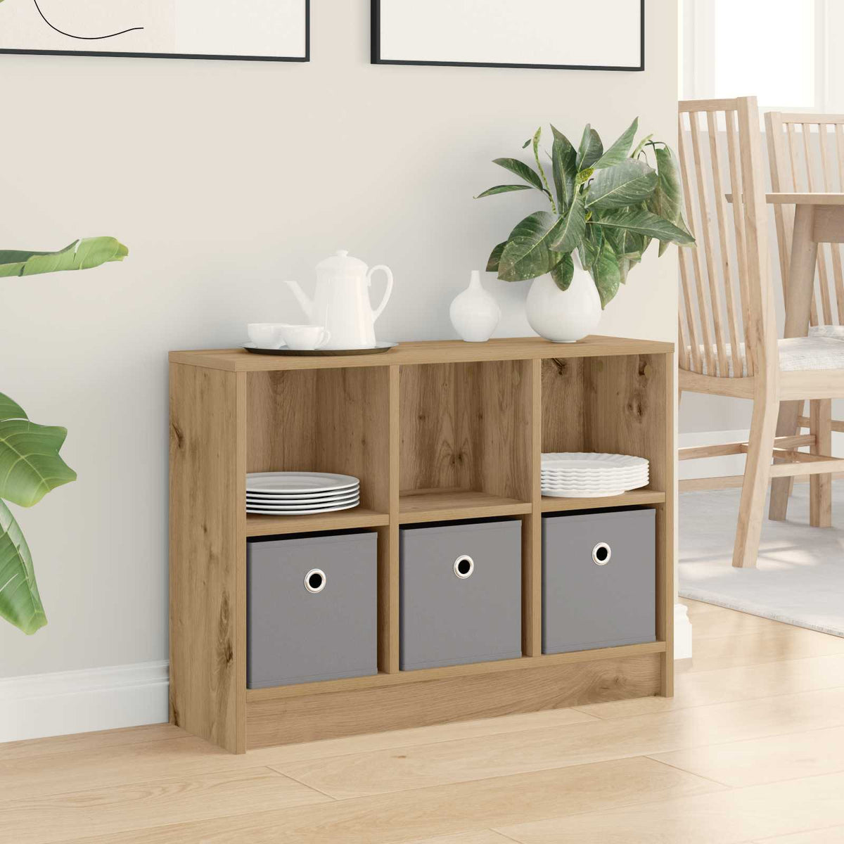 Servírovací Skříň Artisanový Dub 73,5 X 22,5 X 53,5 Cm