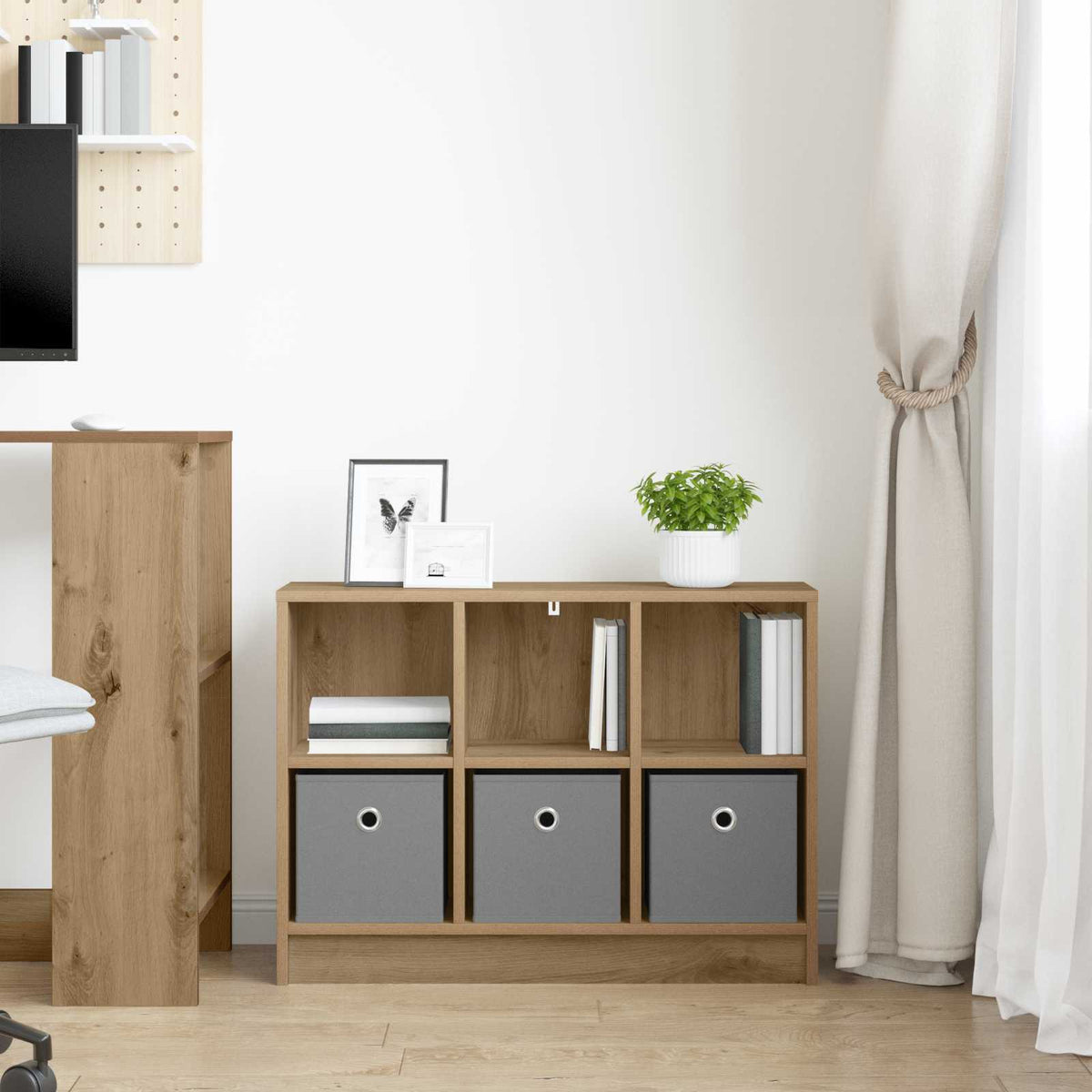 Servírovací Skříň Artisanový Dub 73,5 X 22,5 X 53,5 Cm