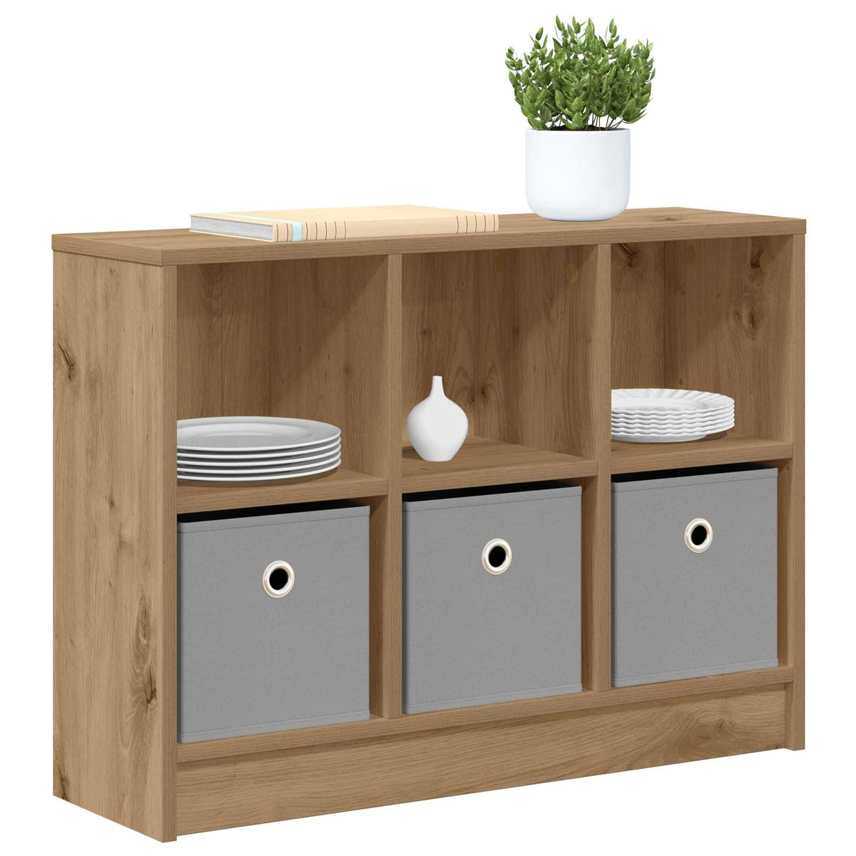 Servírovací Skříň Artisanový Dub 73,5 X 22,5 X 53,5 Cm