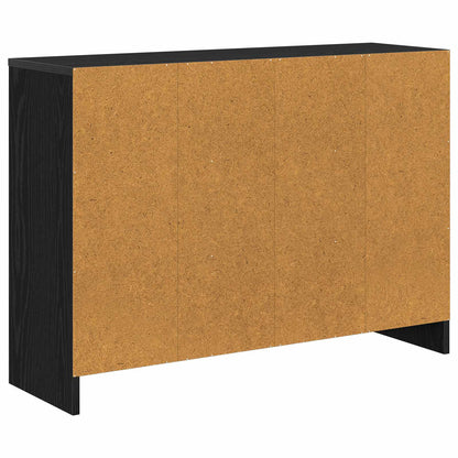 Servírovací Skříň Se Zásuvkou Černý Dub 88,5 X 27,5 X 63,5 Cm