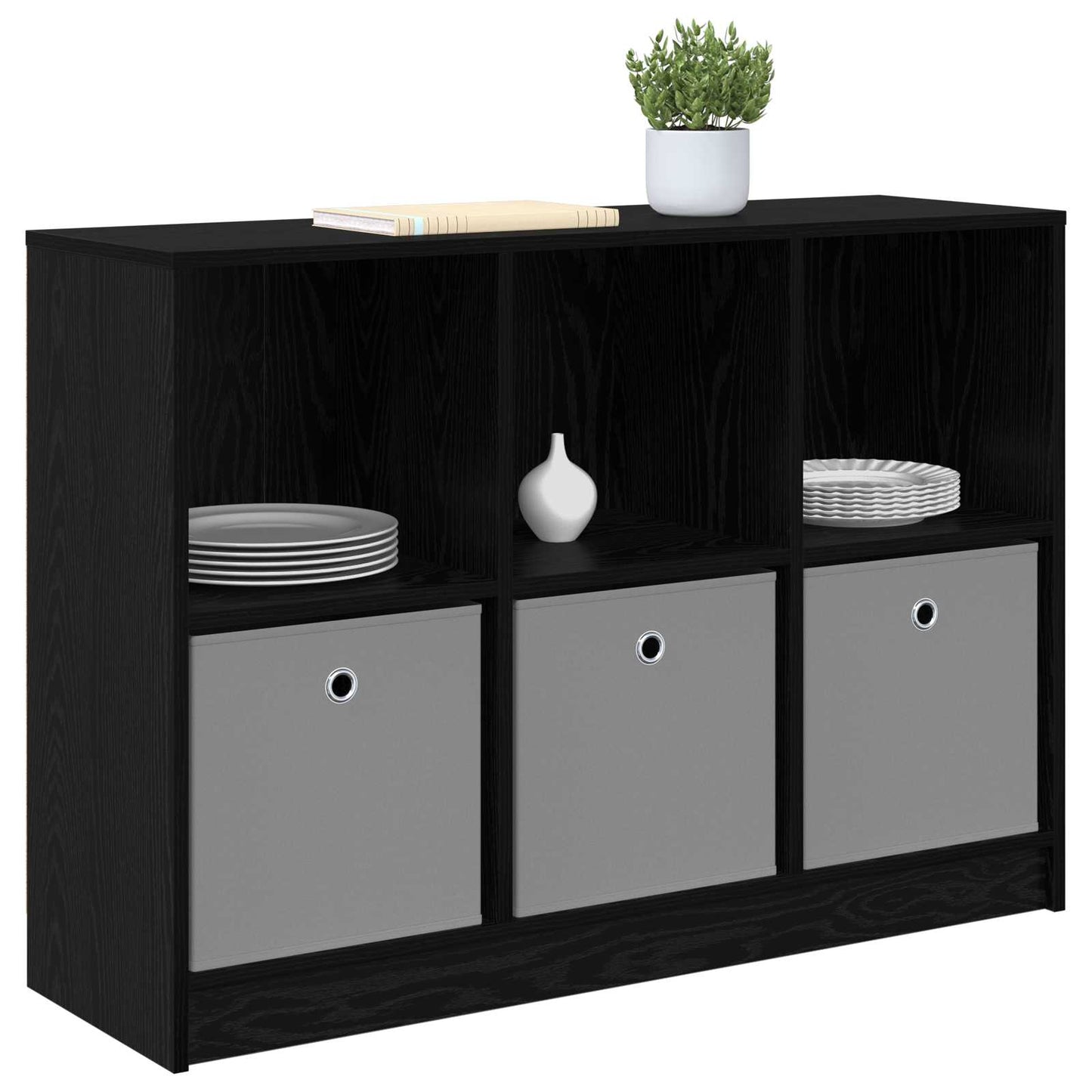 Servírovací Skříň Se Zásuvkou Černý Dub 102 X 32 X 73,5 Cm