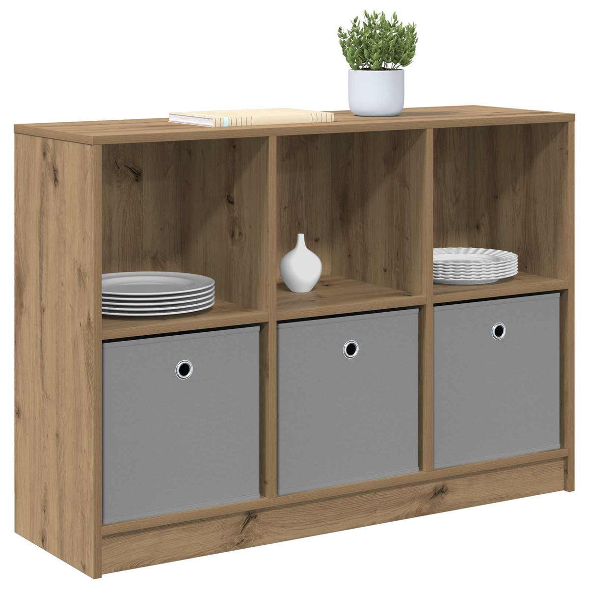 Servírovací Skříň Artisanový Dub 102 X 32 X 73,5 Cm