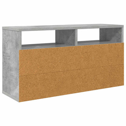 Nízký Skříň Se Zásuvkou Betonově Šedá 72 X 22,5 X 38 Cm