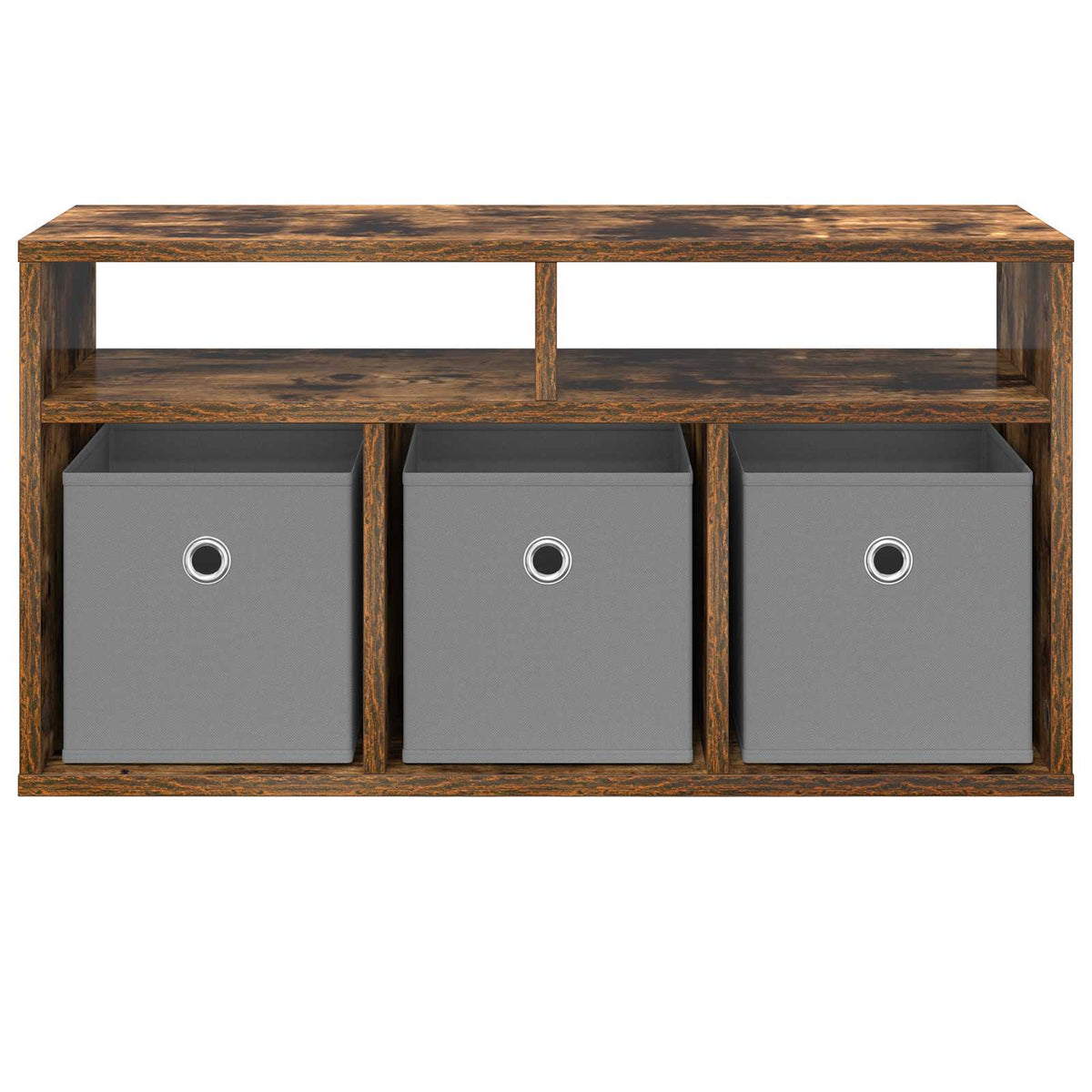 Nízký Skříň Se Zásuvkou Kouřový Dub 72 X 22,5 X 38 Cm