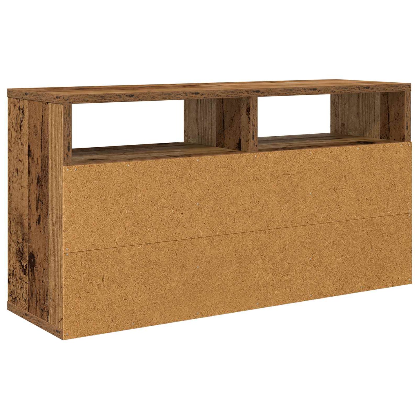 Nízký Skříň Se Zásuvkou Staré Dřevo 72 X 22,5 X 38 Cm