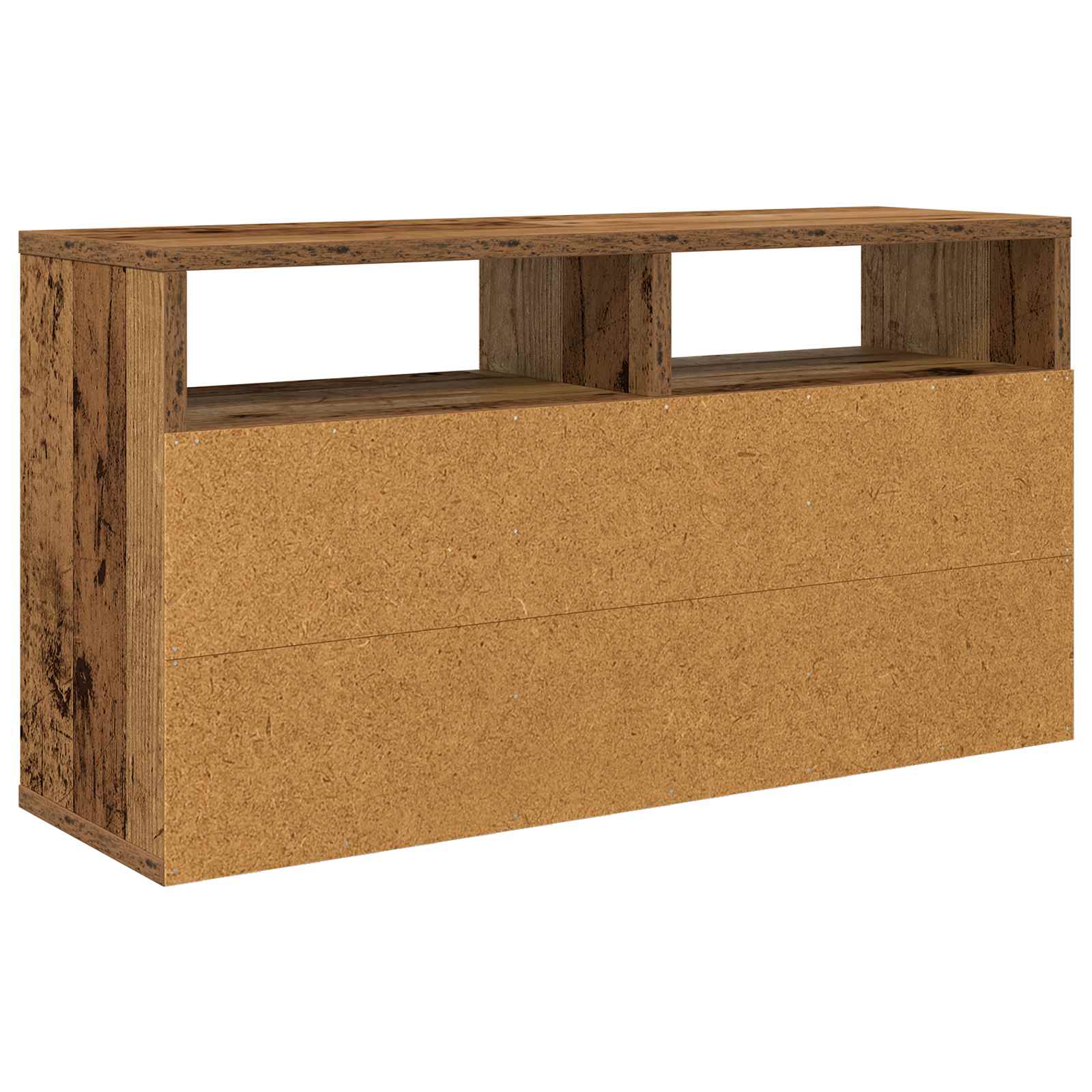 Nízký Skříň Se Zásuvkou Staré Dřevo 72 X 22,5 X 38 Cm