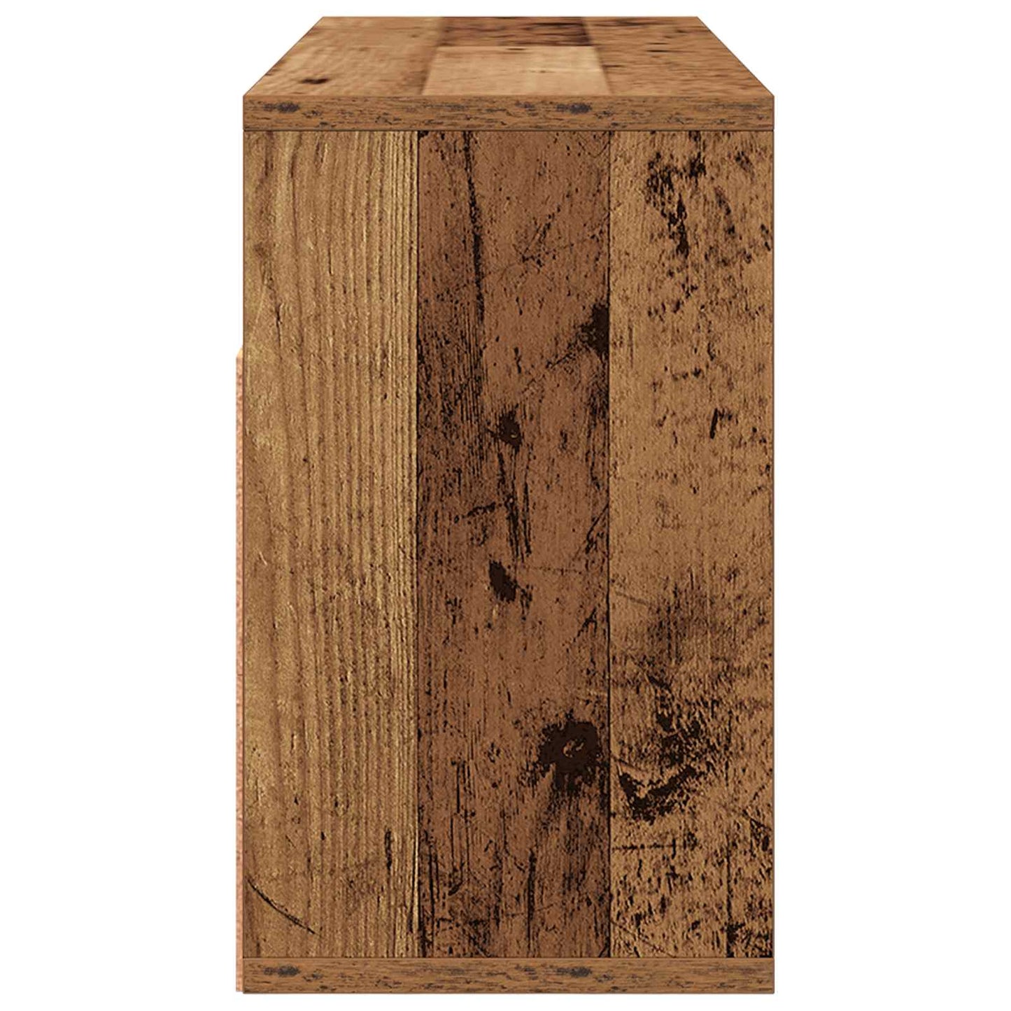 Nízký Skříň Se Zásuvkou Staré Dřevo 72 X 22,5 X 38 Cm