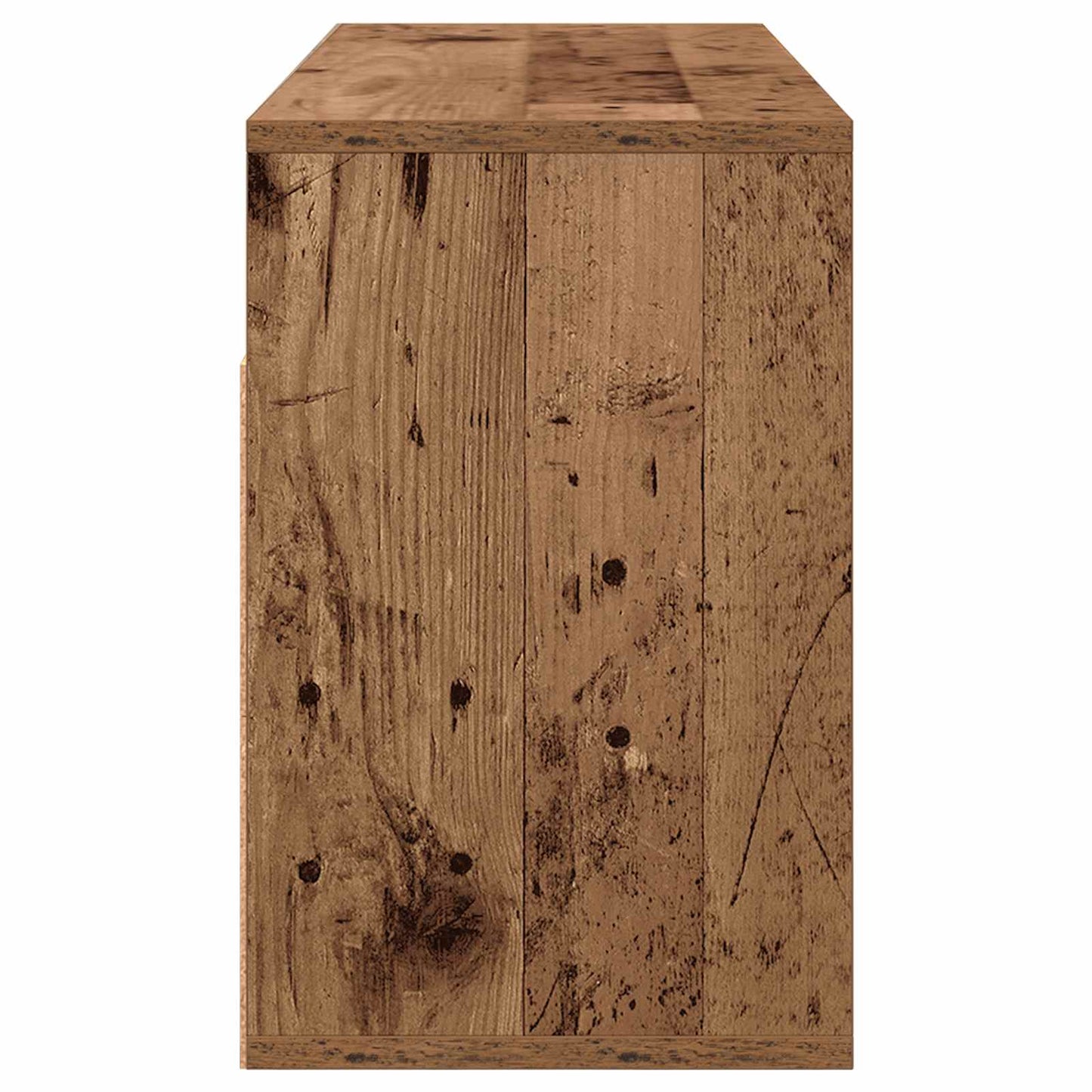 Nízký Skříň Se Zásuvkou Staré Dřevo 87 X 27,5 X 43 Cm