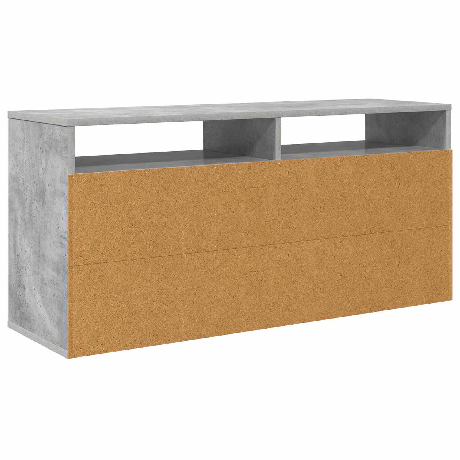 Nízký Skříň Se Zásuvkou Betonově Šedá 102 X 32 X 48,5 Cm