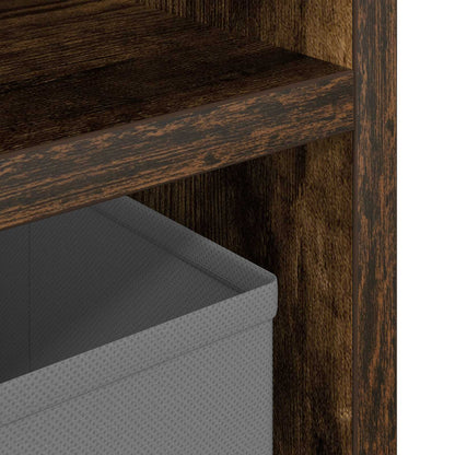 Nízký Skříň Se Zásuvkou Kouřový Dub 102 X 32 X 48,5 Cm