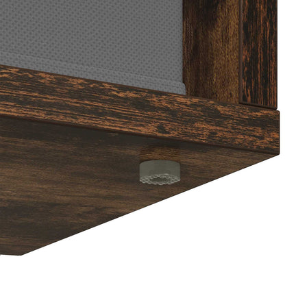 Nízký Skříň Se Zásuvkou Kouřový Dub 102 X 32 X 48,5 Cm