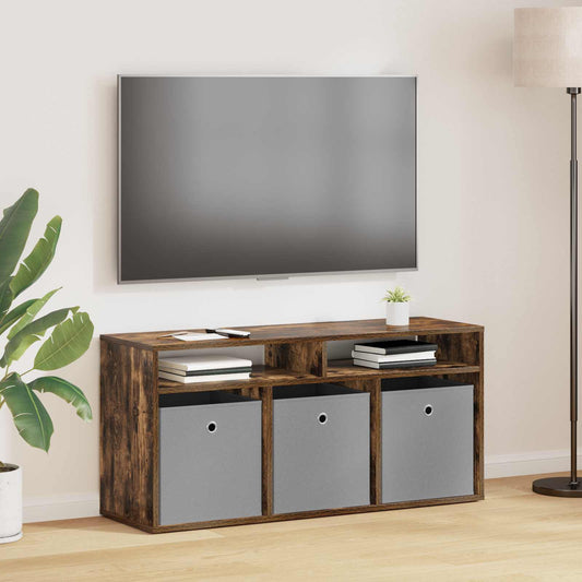 Nízký Skříň Se Zásuvkou Kouřový Dub 102 X 32 X 48,5 Cm