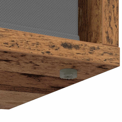Nízký Skříň Se Zásuvkou Staré Dřevo 102 X 32 X 48,5 Cm
