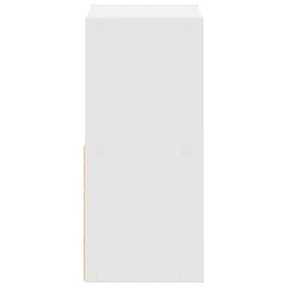 Noční Stolek 2 Ks Bílá 25,5 X 22 X 49,5 Cm Kompozitní Dřevo