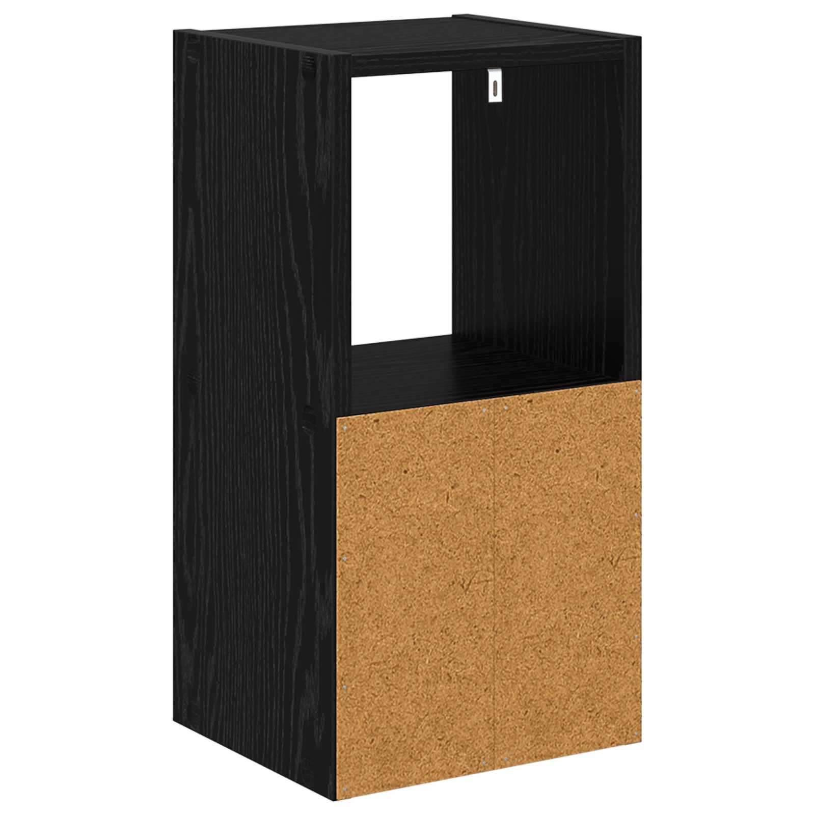 Noční Stolek Černý Dub 25,5 X 22 X 49,5 Cm Kompozitní Dřevo