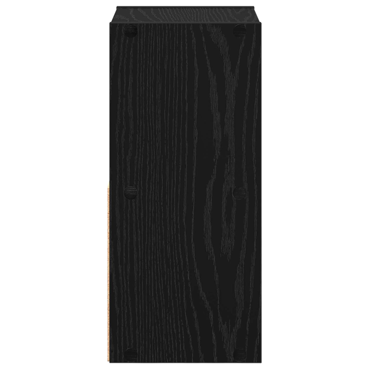 Noční Stolek Černý Dub 25,5 X 22 X 49,5 Cm Kompozitní Dřevo