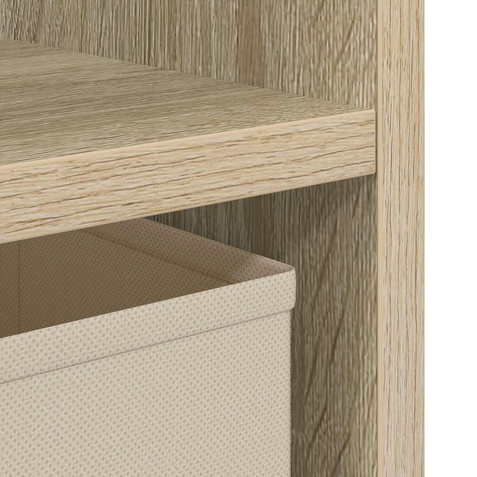 Noční Stolek 2 Ks Sonoma Dub 25,5 X 22 X 49,5 Cm