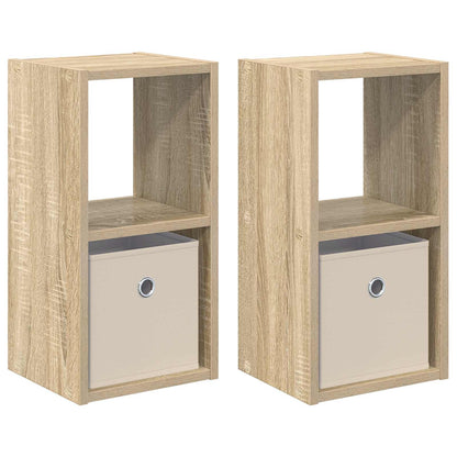 Noční Stolek 2 Ks Sonoma Dub 25,5 X 22 X 49,5 Cm
