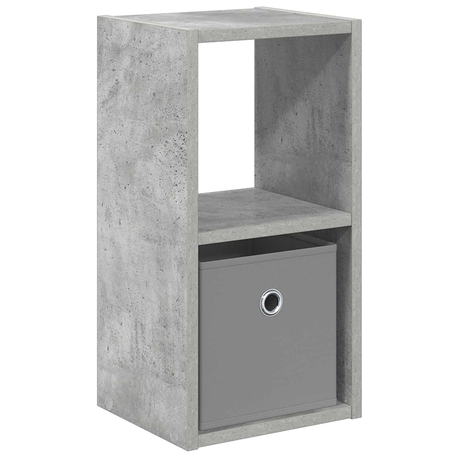 Noční Stolek Betonově Šedá 25,5 X 22 X 49,5 Cm Kompozitní Dřevo