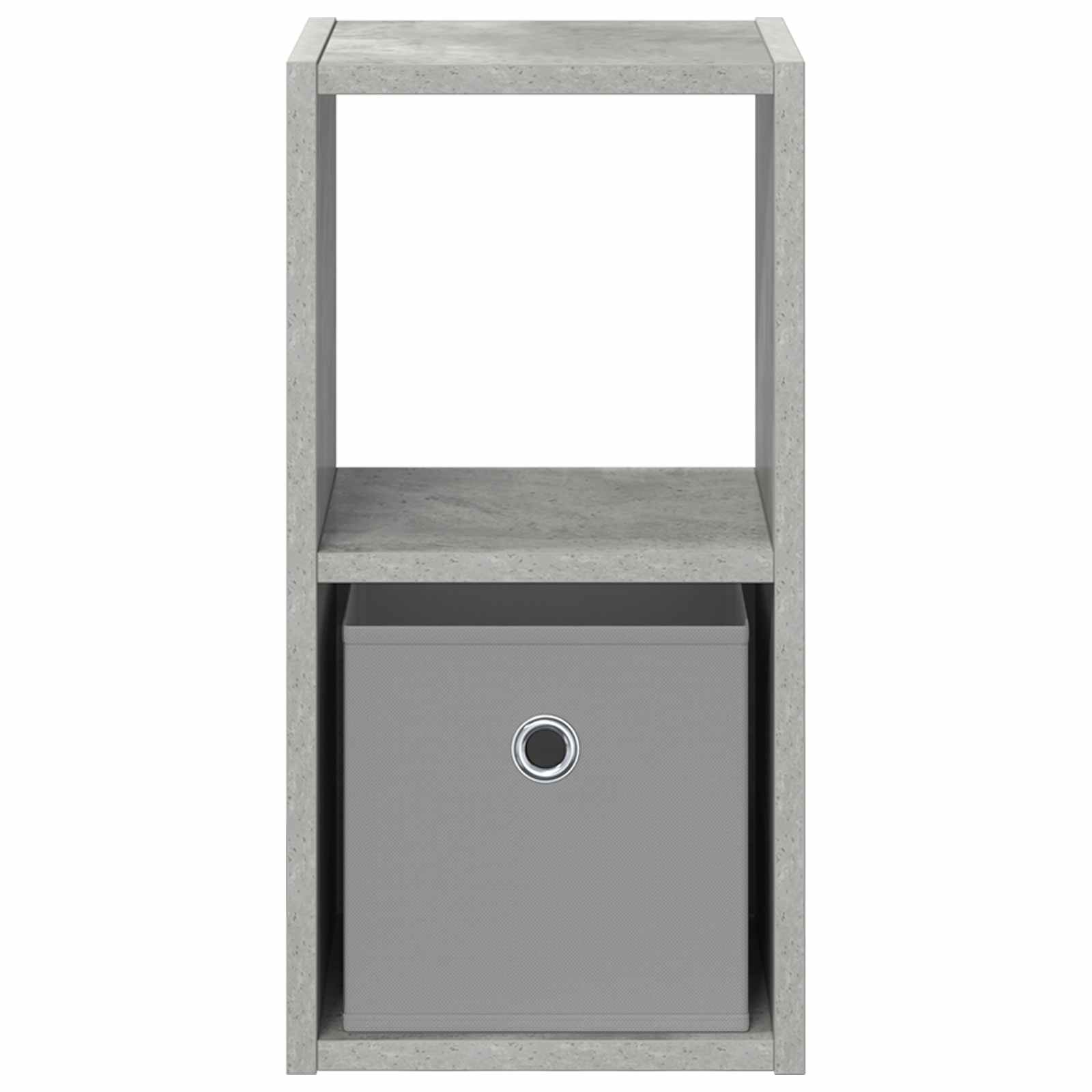 Noční Stolek Betonově Šedá 25,5 X 22 X 49,5 Cm Kompozitní Dřevo