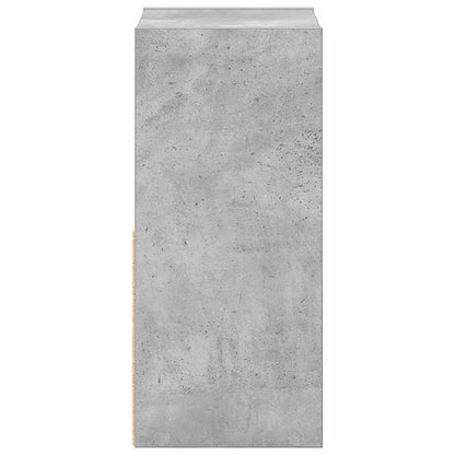 Noční Stolek Betonově Šedá 25,5 X 22 X 49,5 Cm Kompozitní Dřevo
