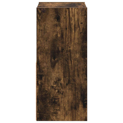 Noční Stolek 2 Ks Kouřový Dub 25,5 X 22 X 49,5 Cm