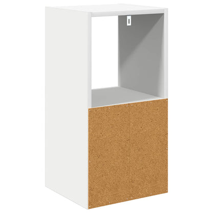 Noční Stolek Bílá 30,5 X 27 X 59,5 Cm Kompozitní Dřevo
