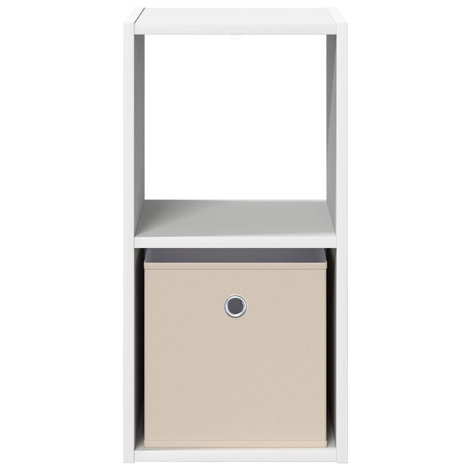 Noční Stolek 2 Ks Bílá 30,5 X 27 X 59,5 Cm Kompozitní Dřevo