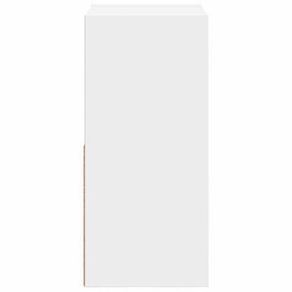 Noční Stolek 2 Ks Bílá 30,5 X 27 X 59,5 Cm Kompozitní Dřevo