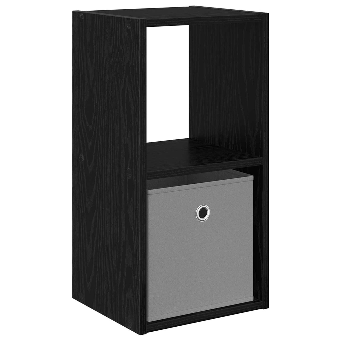 Noční Stolek Černý Dub 30,5 X 27 X 59,5 Cm Kompozitní Dřevo