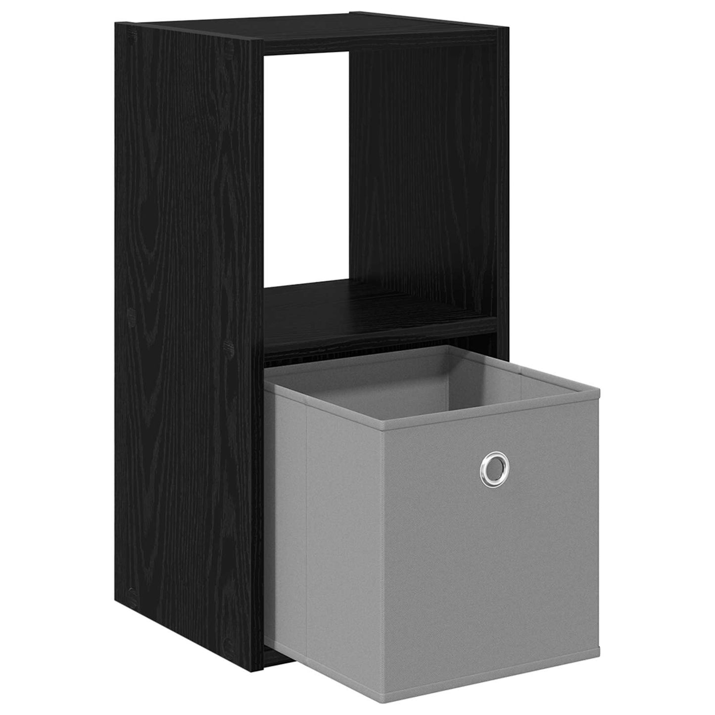 Noční Stolek Černý Dub 30,5 X 27 X 59,5 Cm Kompozitní Dřevo