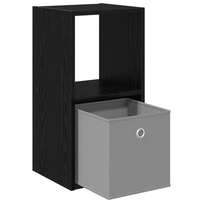 Noční Stolek Černý Dub 30,5 X 27 X 59,5 Cm Kompozitní Dřevo