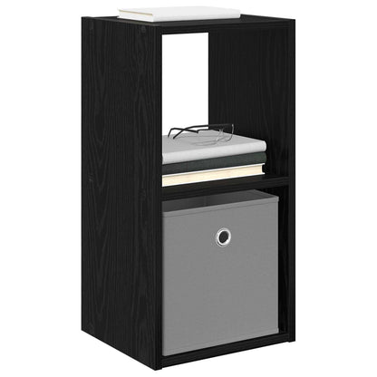 Noční Stolek Černý Dub 30,5 X 27 X 59,5 Cm Kompozitní Dřevo