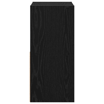 Noční Stolek Černý Dub 30,5 X 27 X 59,5 Cm Kompozitní Dřevo