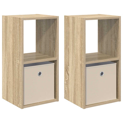Noční Stolek 2 Ks Sonoma Dub 30,5 X 27 X 59,5 Cm