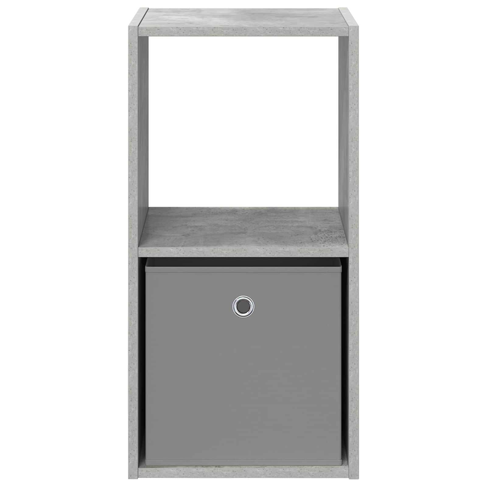 Noční Stolek 2 Ks Betonově Šedá 35 X 32 X 68,5 Cm